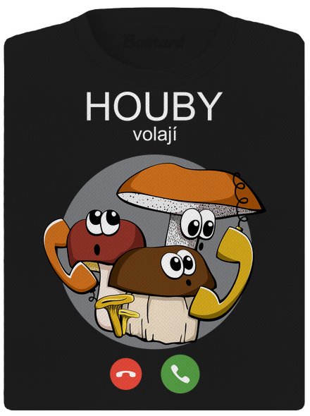 Houby volají dámské sportovní tričko Black