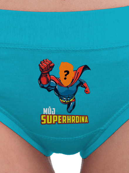 Můj superhrdina dámské kalhotky Turquoise