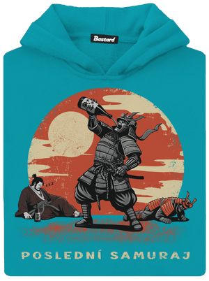 Poslední samuraj dětská mikina klokanka Hawaiian Blue