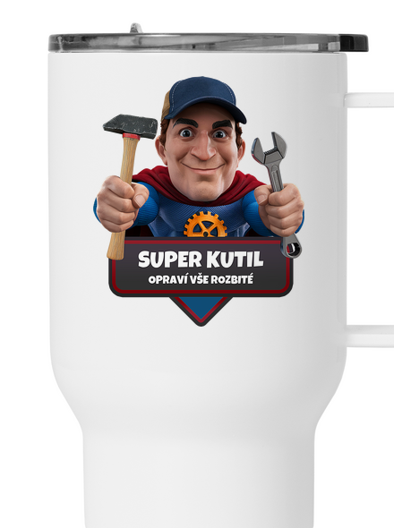Super táta termohrnek White