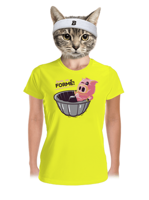 Ve formě dámské sportovní tričko Neon Yellow