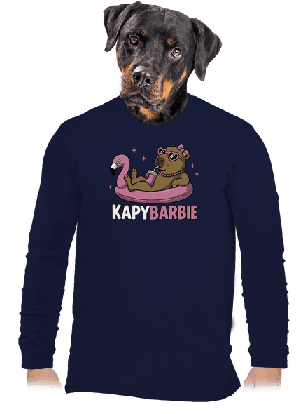 Kapybarbie pánské dlouhý rukáv Navy