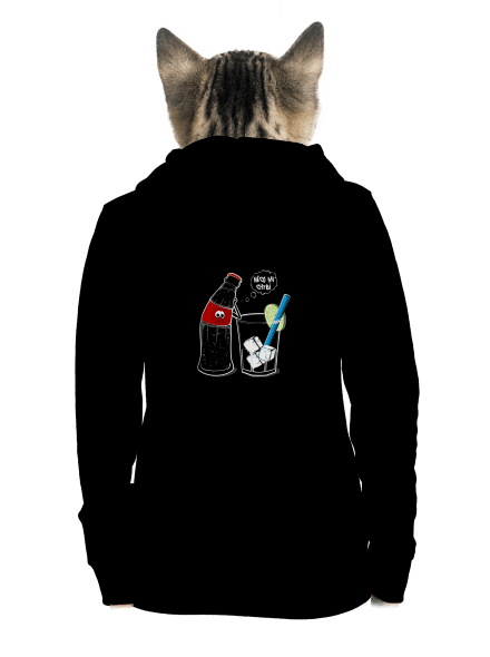 Rum a Cola dámská mikina na zip Black