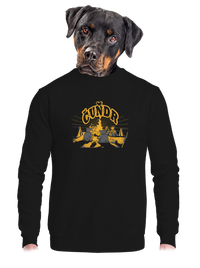 unisex mikina bez kapuce