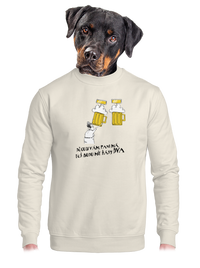 unisex mikina bez kapuce