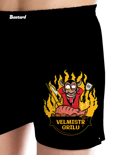 Velmistr grilu pánské trenky Black