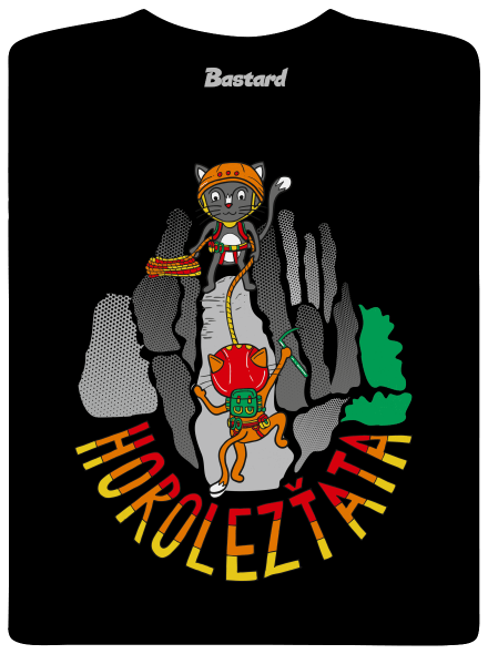 Horolezťata dětské tričko Black