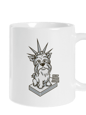 New Yorkshire klasický hrnek White