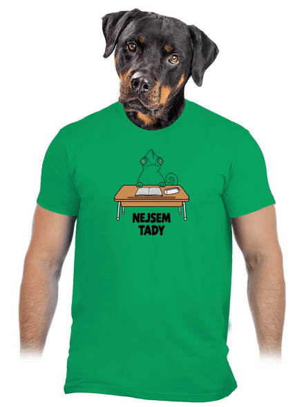 Nejsem tady pánské tričko Kelly Green