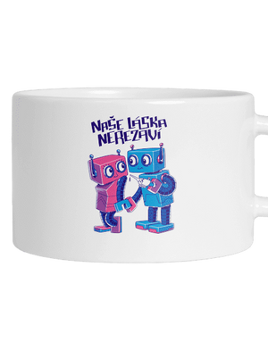 Roboti hrnek makronka White