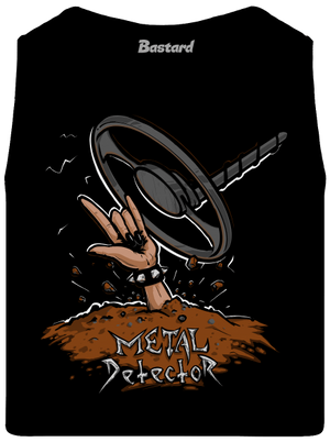 Metal detector pánské tílko Black