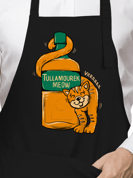 Tullamourek zástěra Black