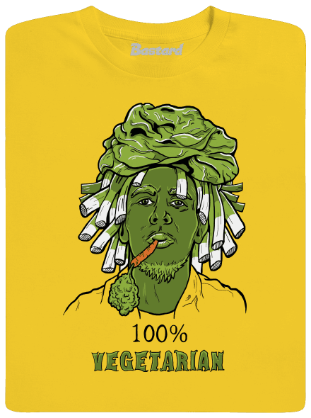 100% vegetarián dětské tričko Gold