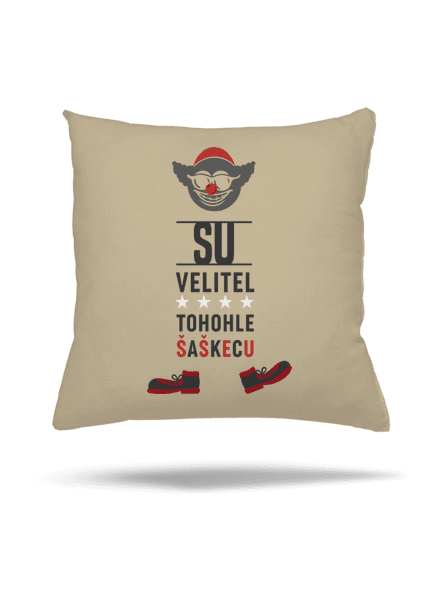 Velitel šaškecu polštář Beige