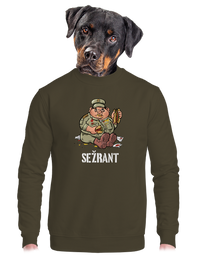 unisex mikina bez kapuce