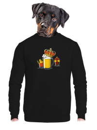 unisex mikina bez kapuce