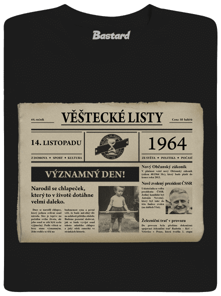 Věštecké listy dětské tričko Black