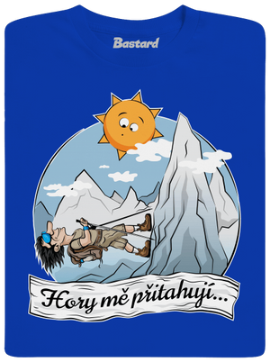 Hory mě přitahují pánské dlouhý rukáv Royal Blue