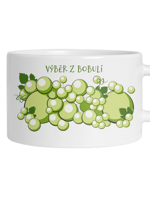 Výběr z bobulí hrnek makronka White