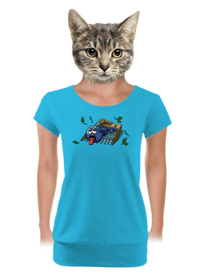 dámské tričko s lemem