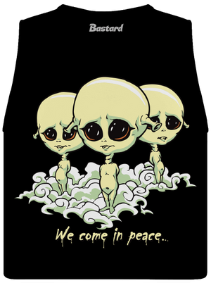 Návštěvníci dámské tílko volné Black