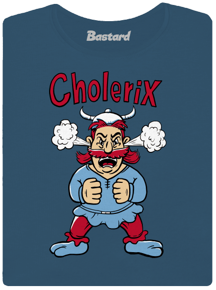 Cholerix dámské tričko premium Petrol Blue