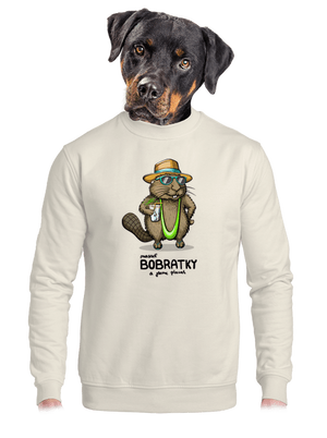 unisex mikina bez kapuce