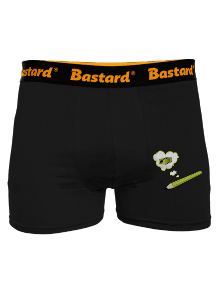 Tužka a Ořezávátko boxerky Black