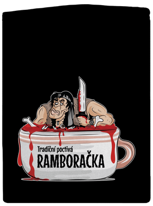 Ramboračka pánská mikina na zip Black