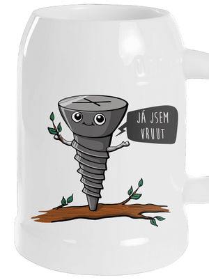 Já jsem Vruut půllitr White