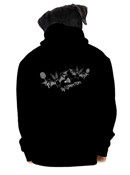 Batminton pánská mikina na zip Black
