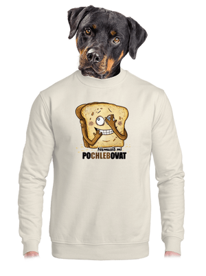 unisex mikina bez kapuce