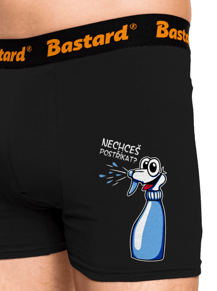 Orchidej a rozprašovač boxerky Black