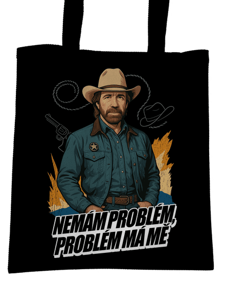 B19: Chuck Norris z Walker, Texas Ranger taška Black