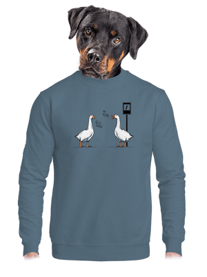 unisex mikina bez kapuce