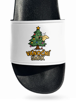 Vánoční smrk pantofle White