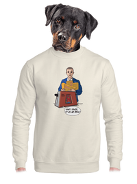 unisex mikina bez kapuce