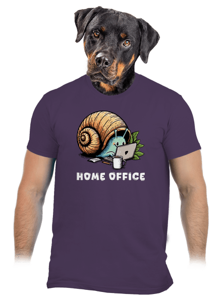 Šnekův home office pánské tričko Urban Purple