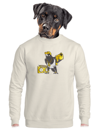 unisex mikina bez kapuce