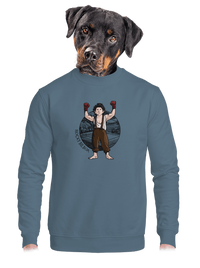 unisex mikina bez kapuce