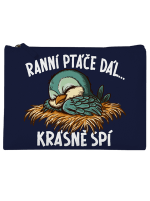 Ranní ptáče spí taštička French Navy