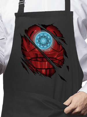 Ironman zástěra Dark Grey