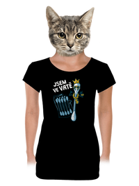 dámské tričko s lemem