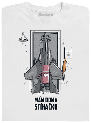 Stíhačka pánské dlouhý rukáv White