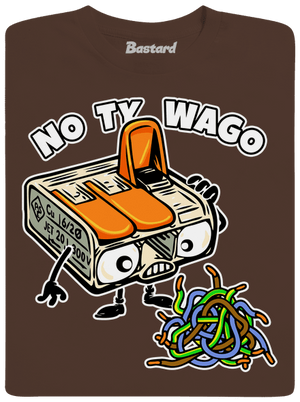 Wago svorka pánské tričko Brown