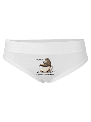 V pressu dámské kalhotky White