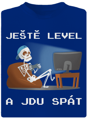 Ještě level pánské sportovní tričko Royal Blue Mal