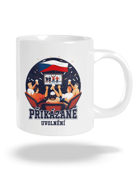 Přikázané uvolnění velký hrnek White