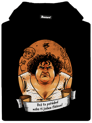 B14: Slunce seno jahody dětská mikina klokanka Black