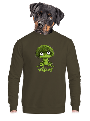 unisex mikina bez kapuce